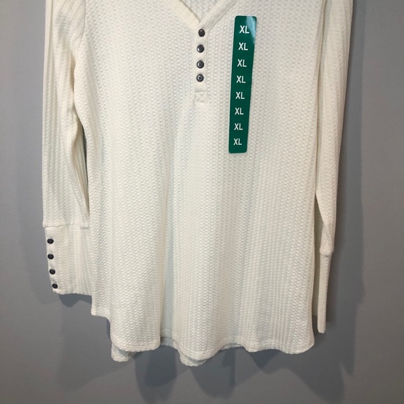 NWT Chaser Thermal Waffle Henley XL cozy lounge - Picture 14 of 14